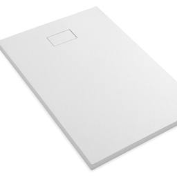 Base de douche en SMC blanche