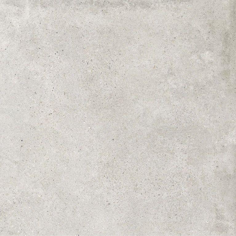 Carrelage Céramique Stone Cement Grège, texture mate, couleur gris clair avec nuances subtiles, aspect béton poli, pour sol et mur, usage résidentiel et commercial, format 60x60 cm