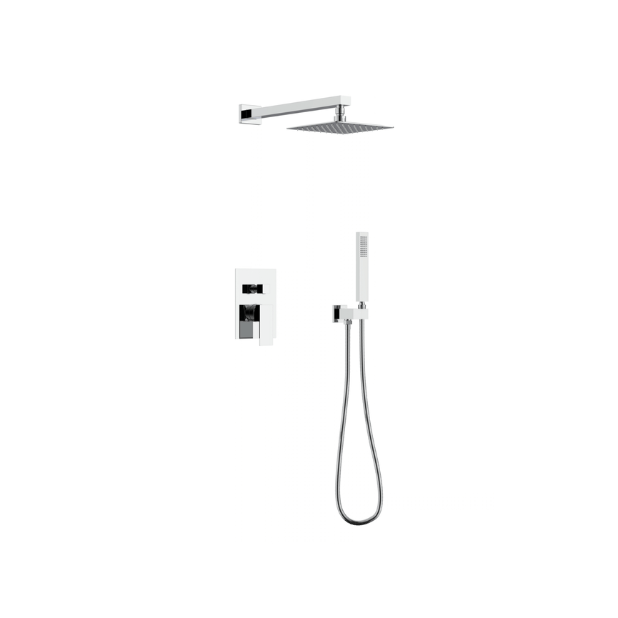 Robinetterie CASCATA de douche - carré chrome