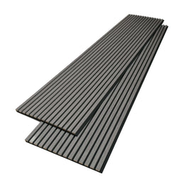 Panneaux acoustiques en latte de bois couleur Cendre 24" x 108" | Entrepôt de la Réno