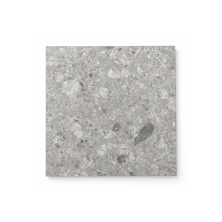 Tuile Extérieure 24x24 Terrazzo Grigio Mat