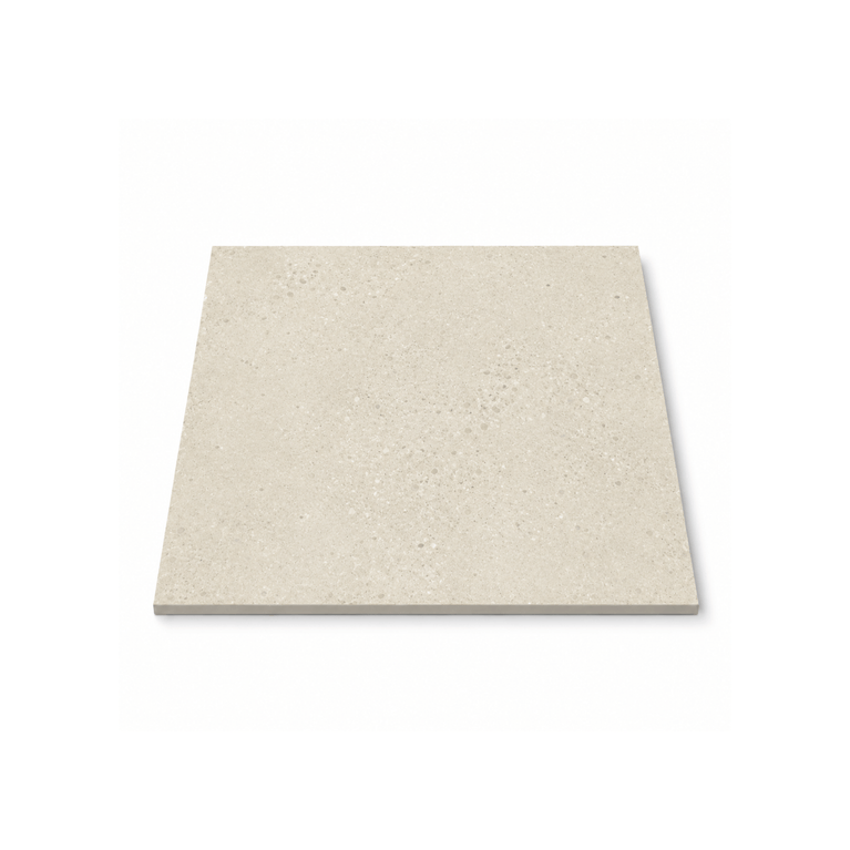 24x24 Stone Cement Ivory Matte Ceramic