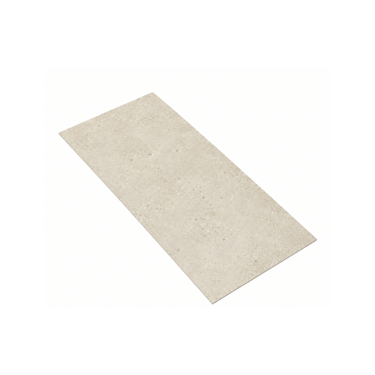 Céramique 24x48 Stone Cement Ivory Mat