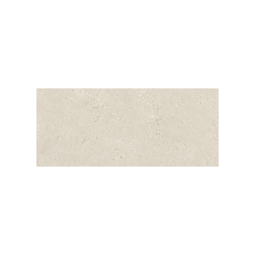 Ceramic 24x48 Stone Cement Ivory Matte