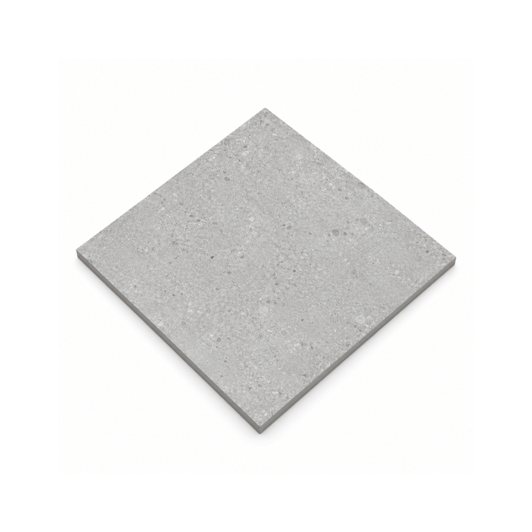 24x24 Stone Cement Silver Matte ceramic