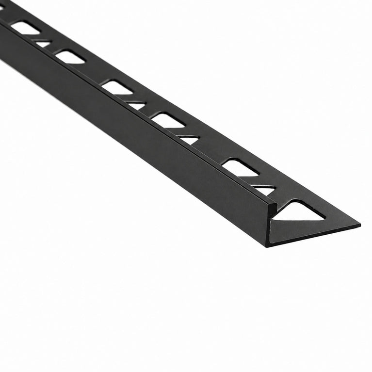 Moulure en L pour céramique couleur noir satiné
