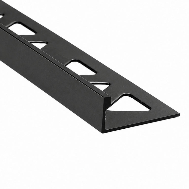 Moulure en L pour céramique couleur noir satiné
