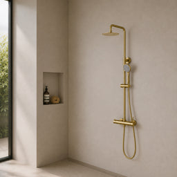 Colonne de douche - Rond or