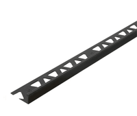 L-shaped molding for satin black ceramic