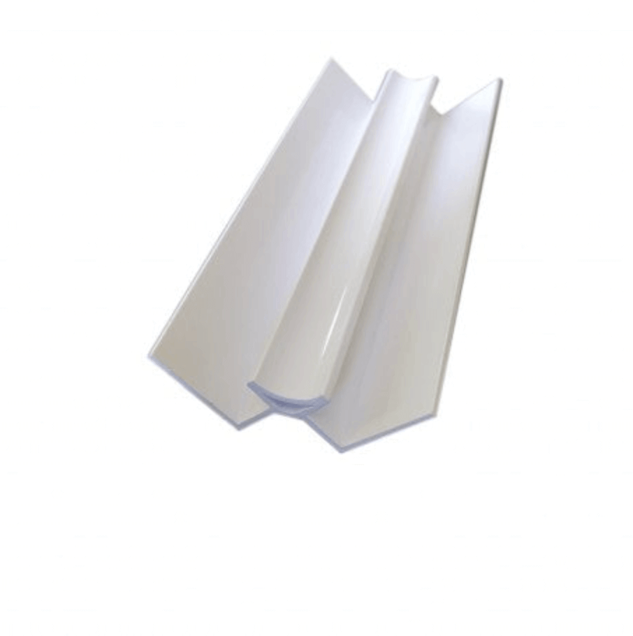 White PVC corner molding 