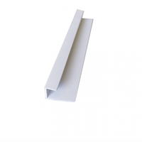 White PVC Finishing Molding 