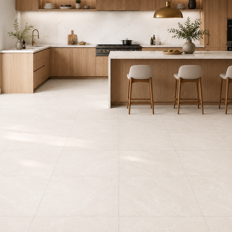 Céramique 24x24 Nova Strata Ivory Mat