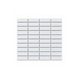 1x3 White wall mosaic ceramic