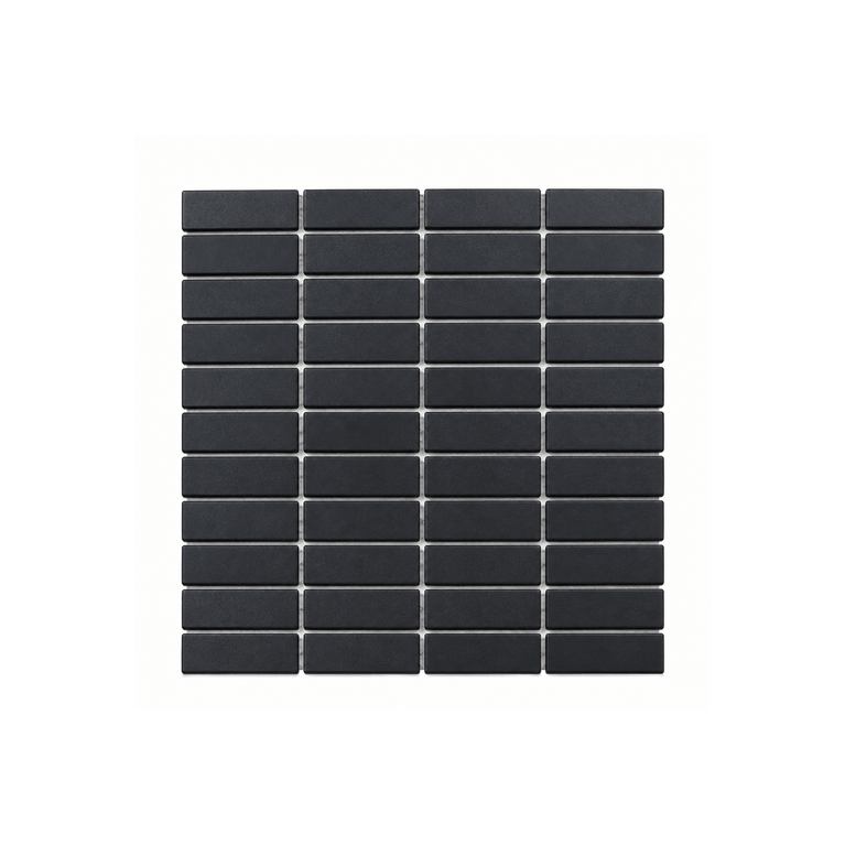 Charcoal 1x3 Wall Mosaic Ceramic
