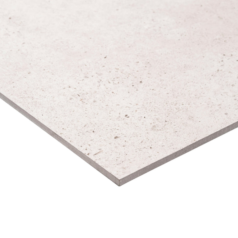 Ceramic 24x24 Stone Cement Bianco Matte