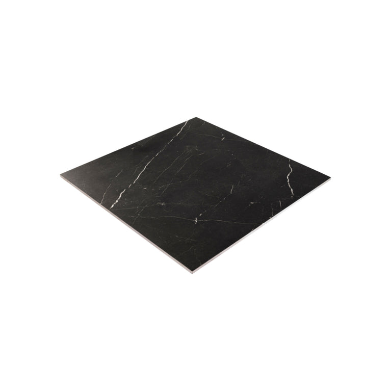 Ceramic 24x24 Black - Marble Stone