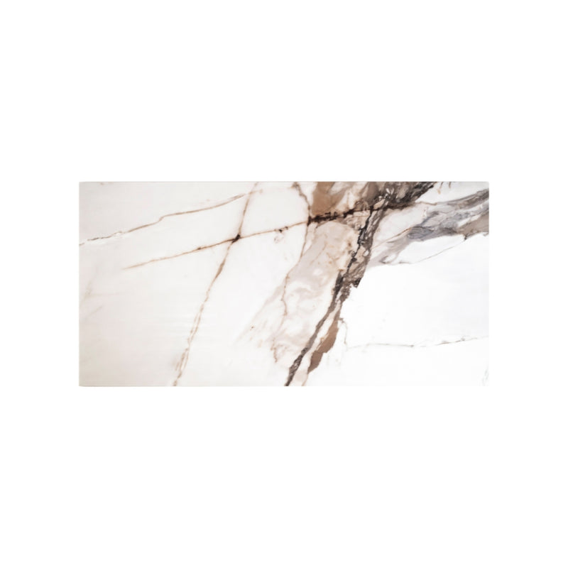 Céramique 24x48 effet marbre gold lustrée - Diamond