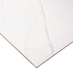 Céramique 24x48 effet marbre luxe - Blanche