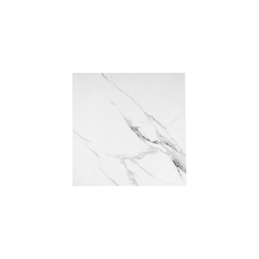 Matte White Marble Effect Ceramic - Cielo