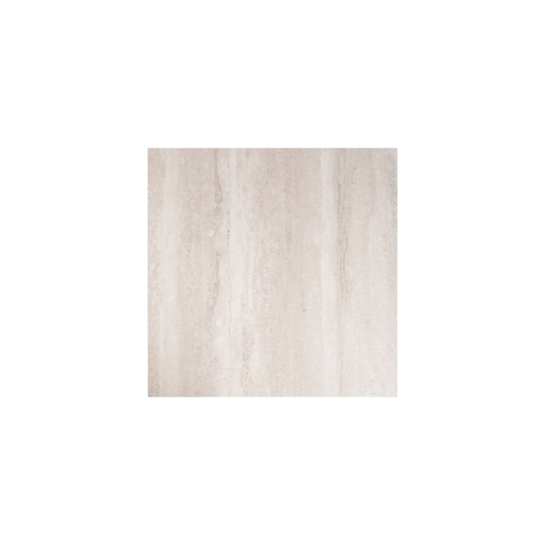 24x24 White Ceramic Beige Shades - Travertine