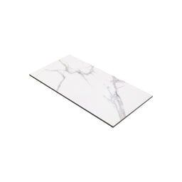 Polished white ceramic - Calacatta Cielo