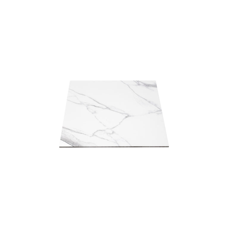 Polished white ceramic - Calacatta Cielo
