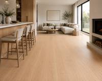 Plancher d'ingénierie chêne blanc - Grade exclusif - Osier
