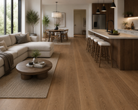 Plancher d'ingénierie chêne blanc - Grade exclusif - Portobello