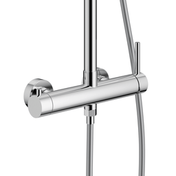 Round Shower Column - Chrome