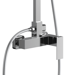Colonne de douche carré chrome