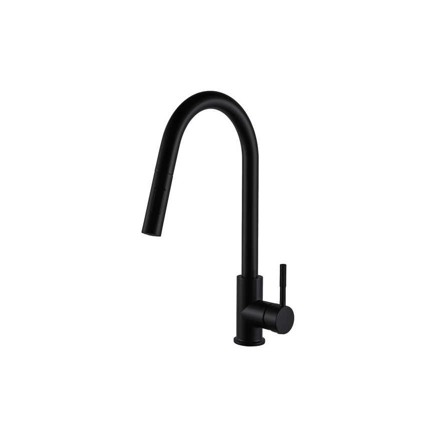Robinet ETERNO de cuisine inox noir mat