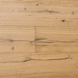 Plancher d'ingénierie chêne blanc - Grade champêtre - Crema