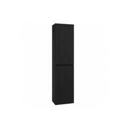 Wavy facades for 18X72 inch matte black cabinet