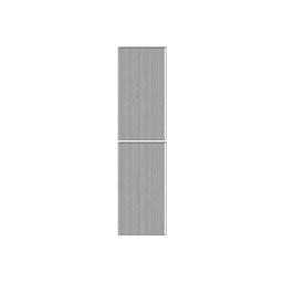 Wavy facades for 18X72 inch satin white cabinet