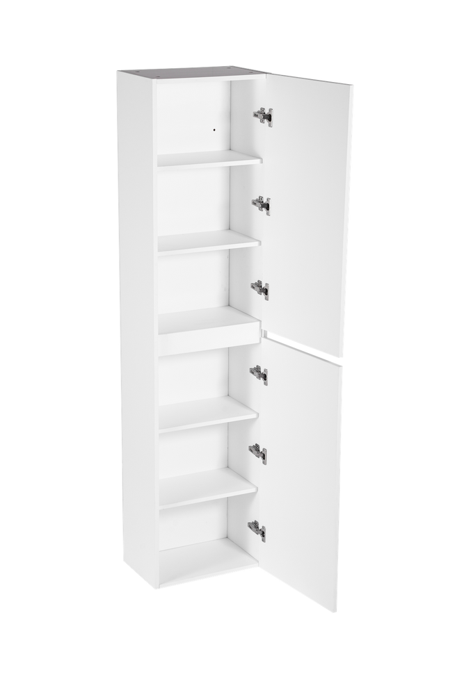 Armoire 18 X72 pouces blanc satiné