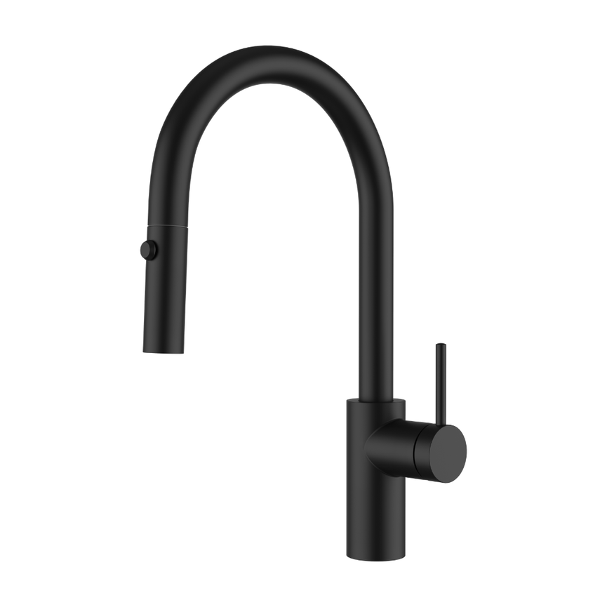 Robinet de cuisine : Design Deluxe Noir Mat