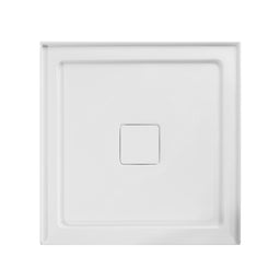 Douche (Base et Vitres inclus) noire 36"X36" en alcôve | Entrepôt de la Réno