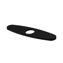 Long Plate for Kitchen Faucet - Matte Black