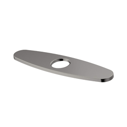 Longue plaque pour robinet de cuisine - Inox brossé