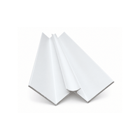 White aluminum inside corner molding