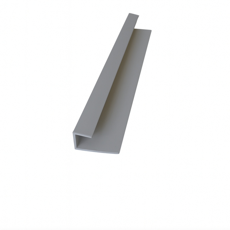 PVC finishing trim - dark gray