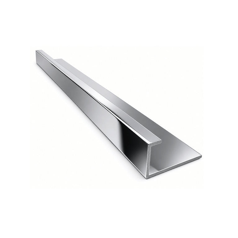 Chrome aluminum finishing trim