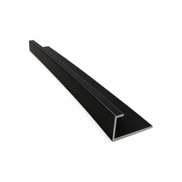Moulure de finition en aluminium noire