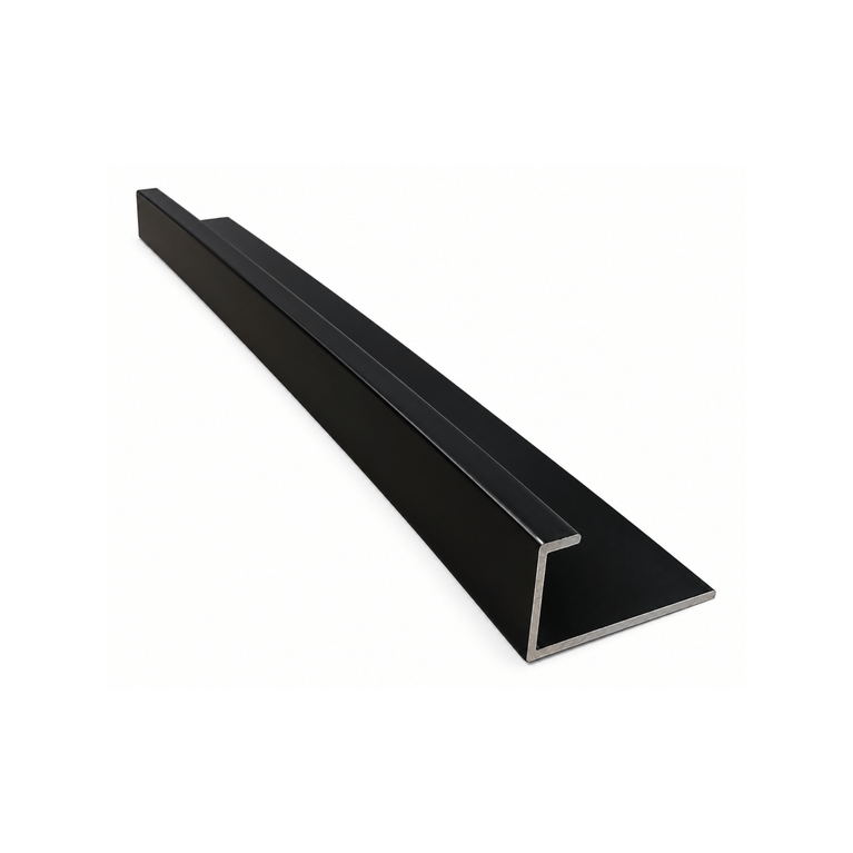 Moulure de finition en aluminium noire