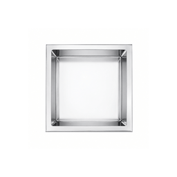 Simple 12x12 Shower Niche - Chrome