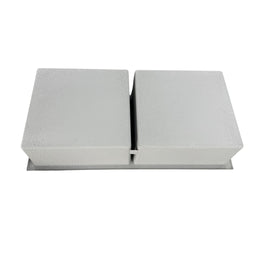 12×24 Double Shower Niche – Chrome