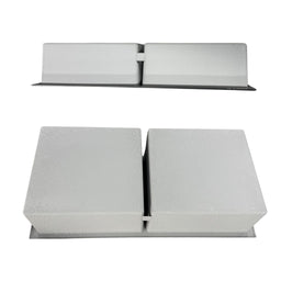 Niche de douche double 12X24 - Acier brossé | Entrepôt de la Réno