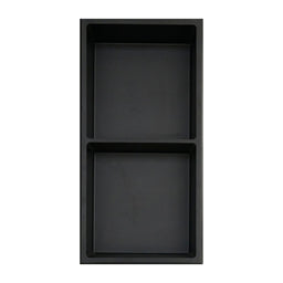 Niche de douche double 12X24 - Noir mat | Entrepôt de la Réno