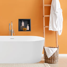 Niche de douche simple 12x12 - Noir mat | Entrepôt de la Réno