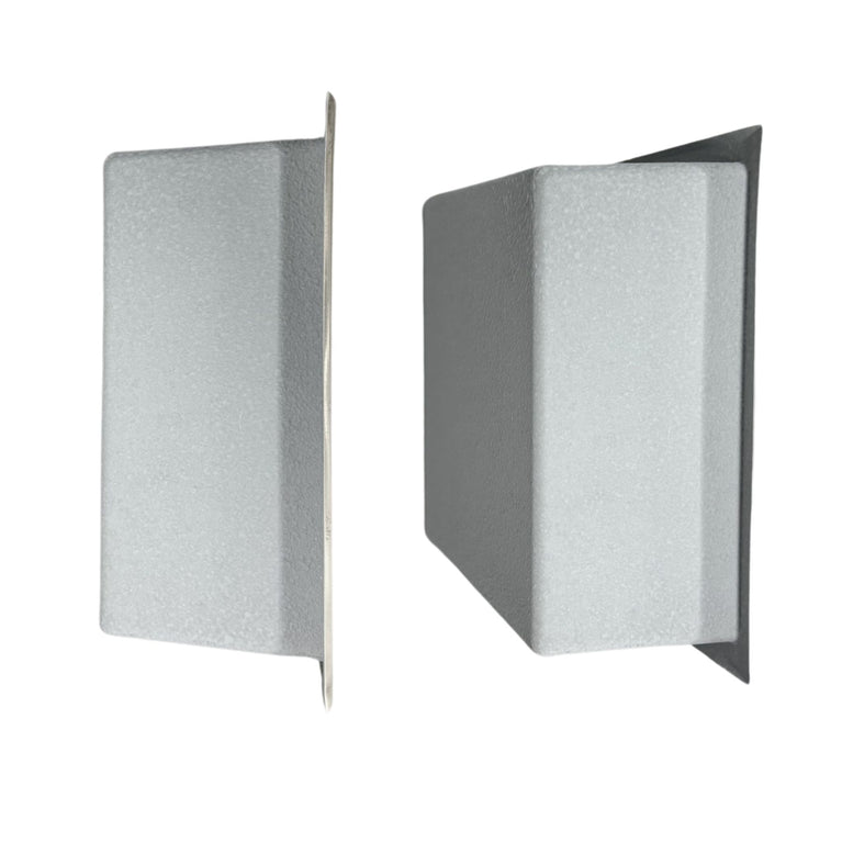Simple 12x12 Shower Niche - Chrome